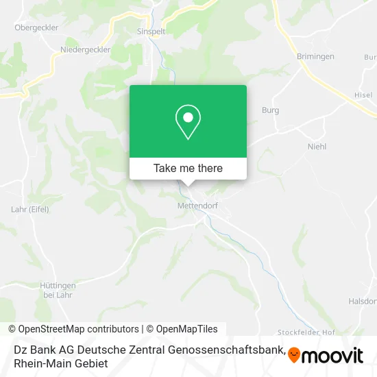 Карта Dz Bank AG Deutsche Zentral Genossenschaftsbank