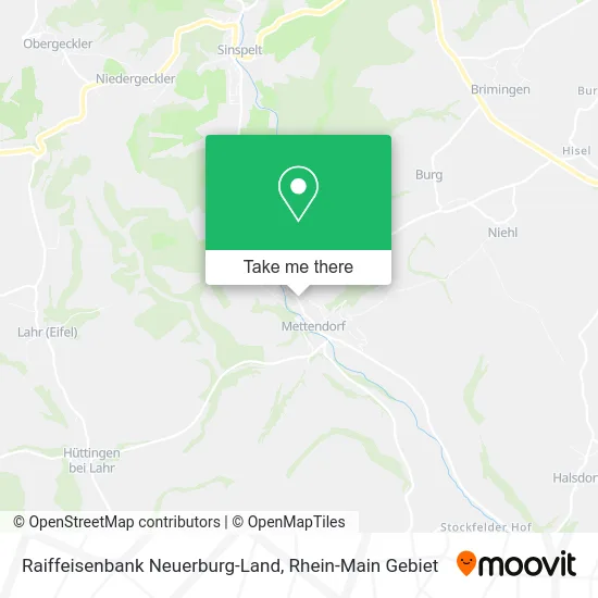 Карта Raiffeisenbank Neuerburg-Land