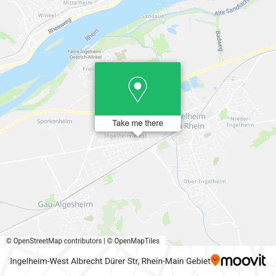 Карта Ingelheim-West Albrecht Dürer Str