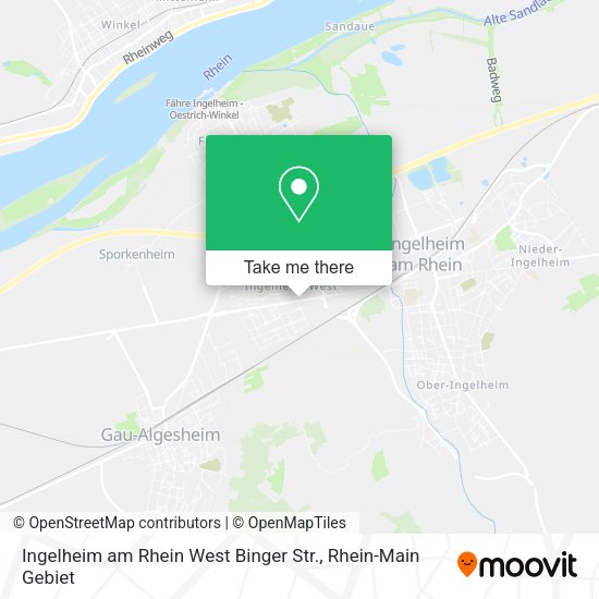 Карта Ingelheim am Rhein West Binger Str.
