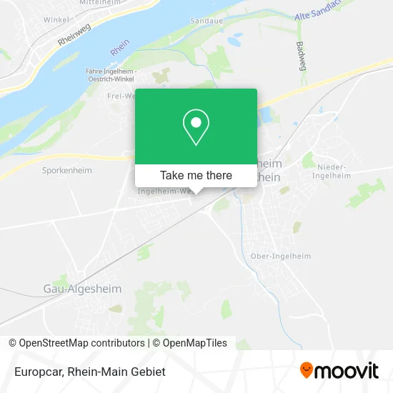 Карта Europcar