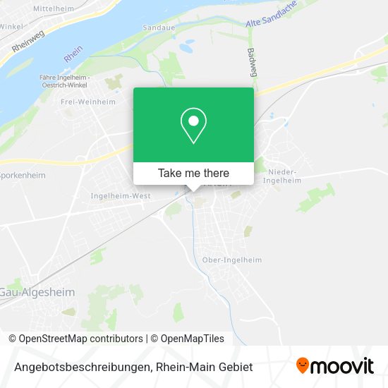 Карта Angebotsbeschreibungen