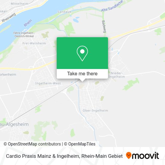 Карта Cardio Praxis Mainz & Ingelheim