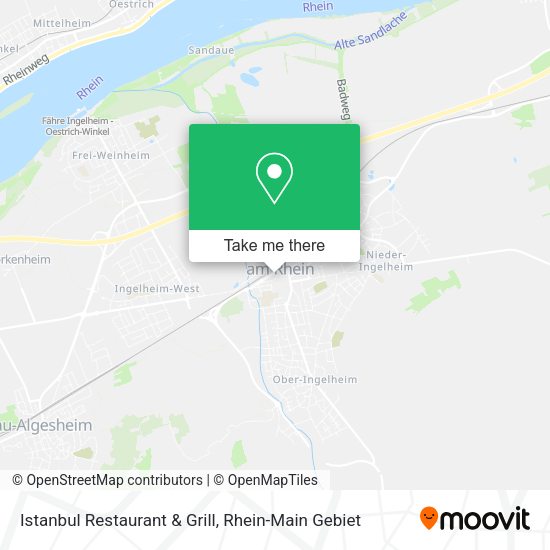 Карта Istanbul Restaurant & Grill