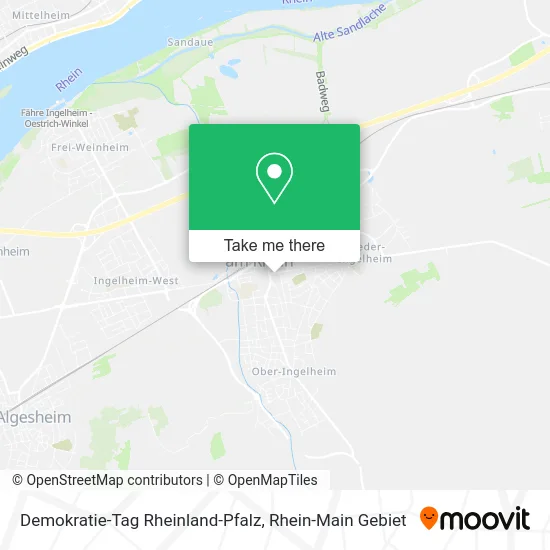 Карта Demokratie-Tag Rheinland-Pfalz