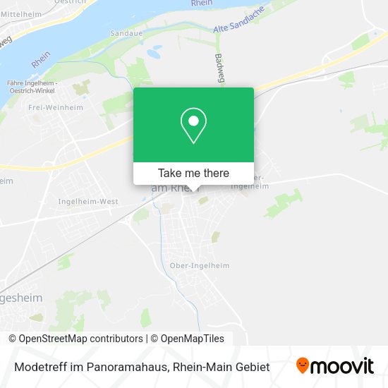 Карта Modetreff im Panoramahaus