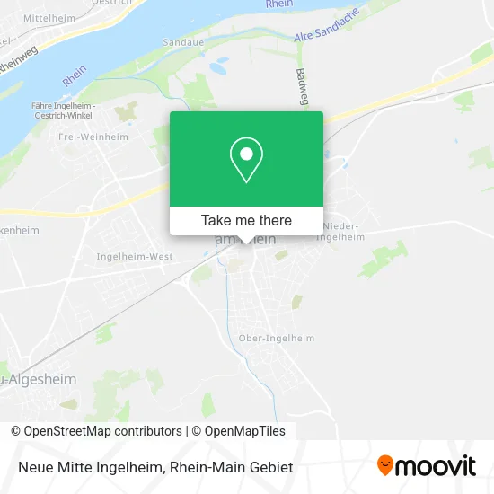 Карта Neue Mitte Ingelheim