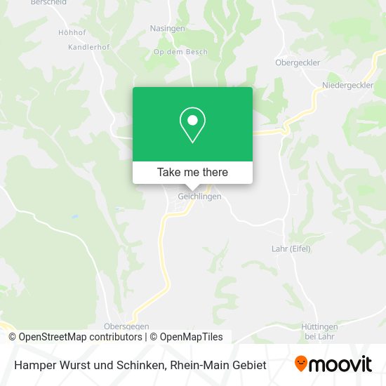 Карта Hamper Wurst und Schinken