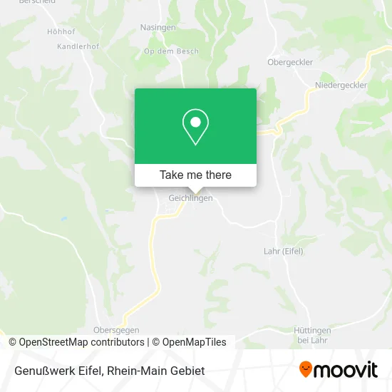Карта Genußwerk Eifel