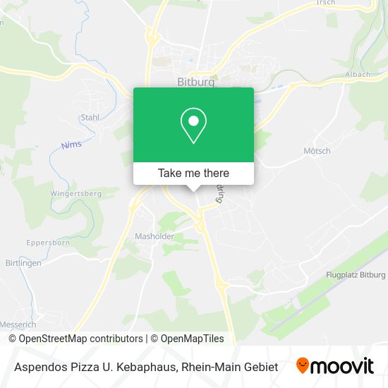 Карта Aspendos Pizza U. Kebaphaus