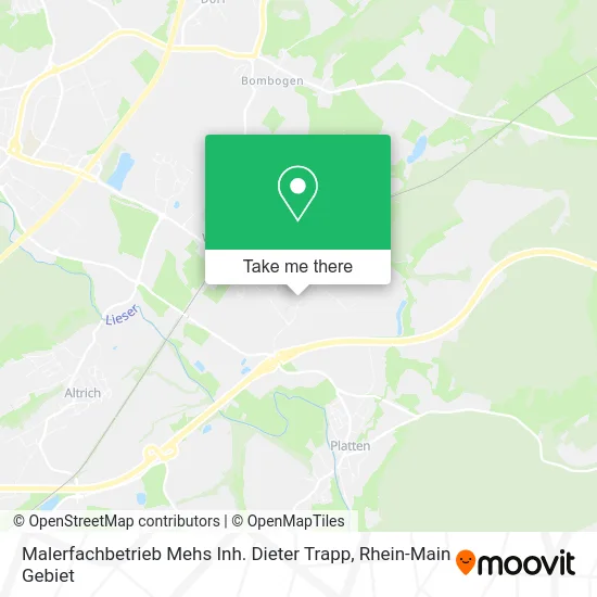 Карта Malerfachbetrieb Mehs Inh. Dieter Trapp