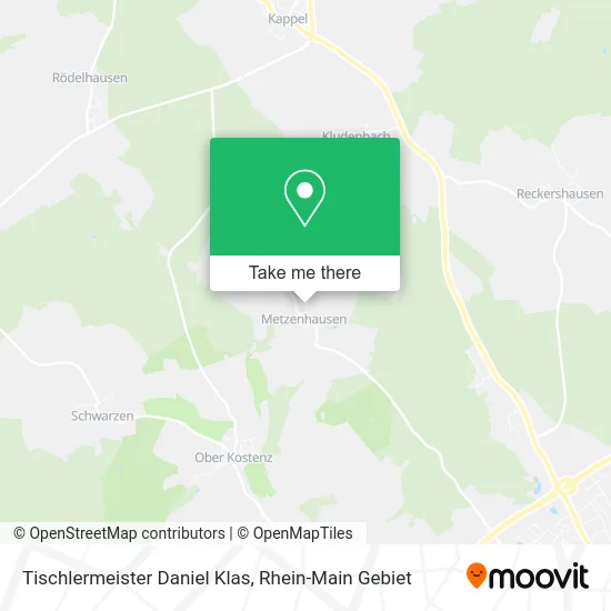 Карта Tischlermeister Daniel Klas