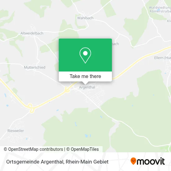 Ortsgemeinde Argenthal map