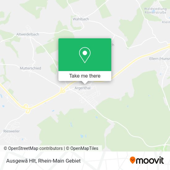 Карта Ausgewã Hlt