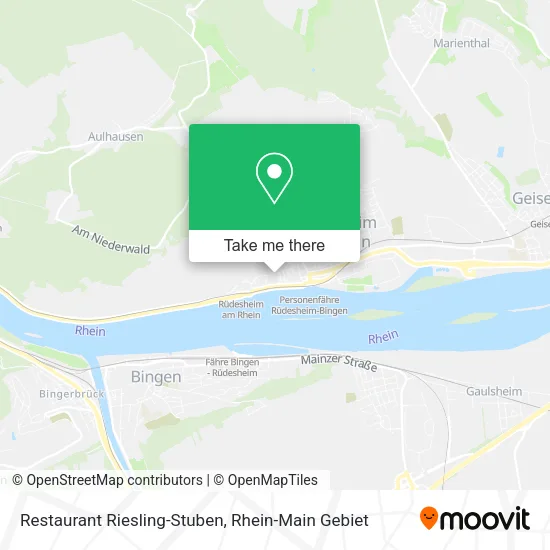 Карта Restaurant Riesling-Stuben