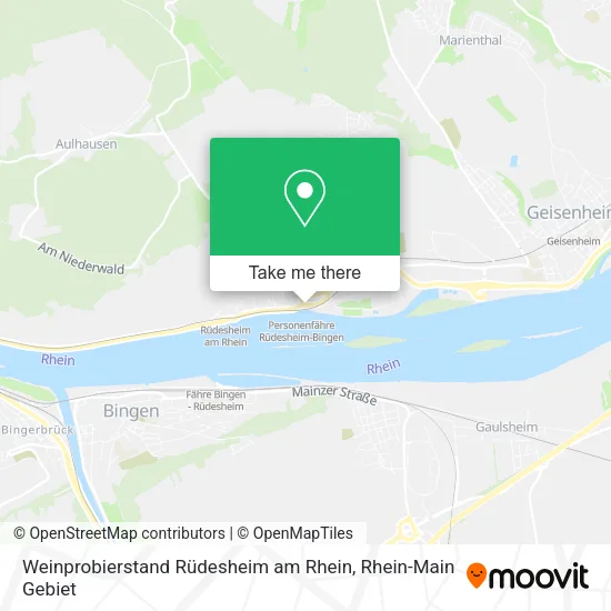 Карта Weinprobierstand Rüdesheim am Rhein