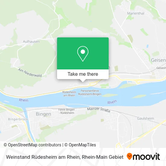 Карта Weinstand Rüdesheim am Rhein