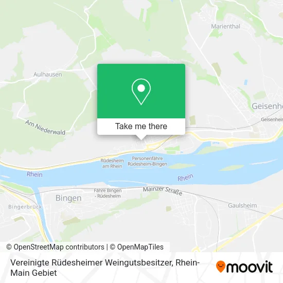 Карта Vereinigte Rüdesheimer Weingutsbesitzer