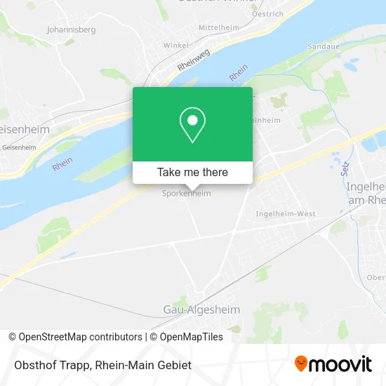 Obsthof Trapp map