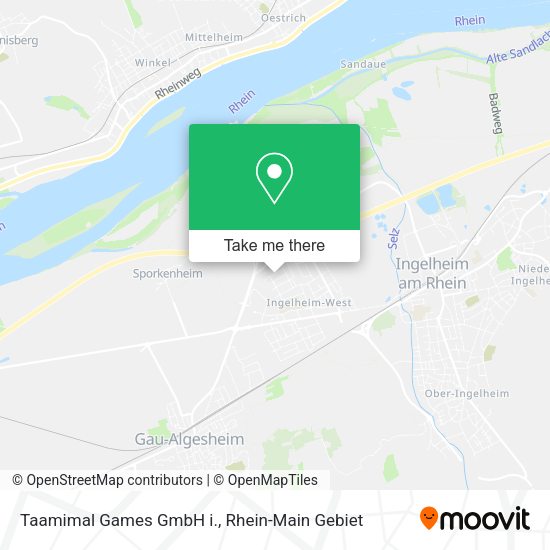 Карта Taamimal Games GmbH i.