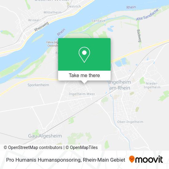 Карта Pro Humanis Humansponsoring