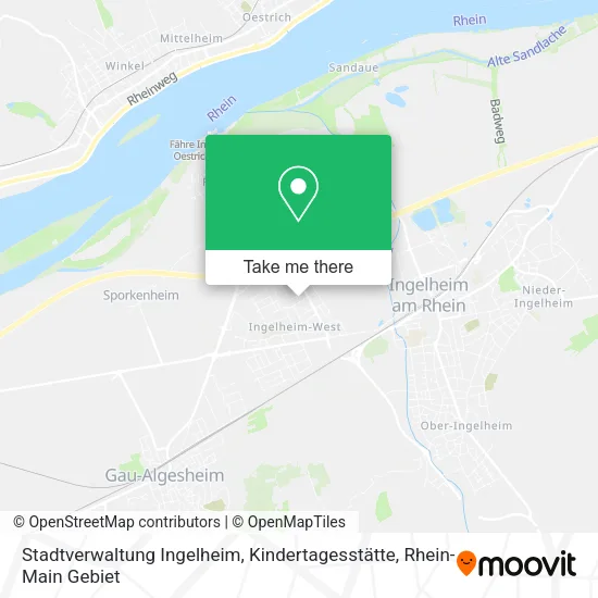 Карта Stadtverwaltung Ingelheim, Kindertagesstätte
