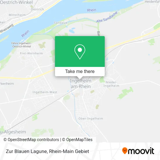 Карта Zur Blauen Lagune