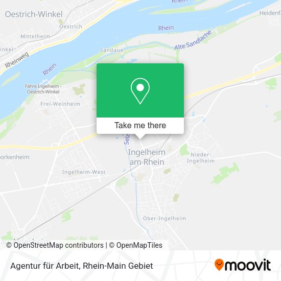Карта Agentur für Arbeit