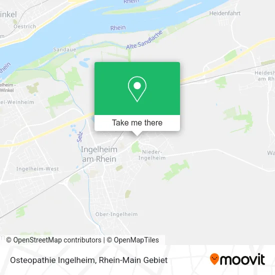 Карта Osteopathie Ingelheim