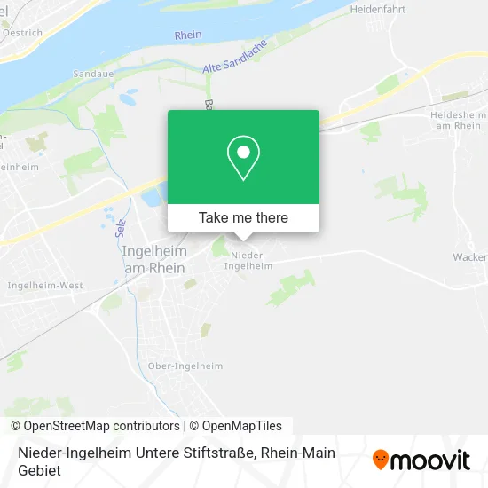 Карта Nieder-Ingelheim Untere Stiftstraße