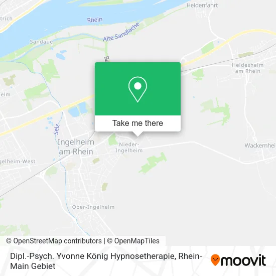 Карта Dipl.-Psych. Yvonne König Hypnosetherapie