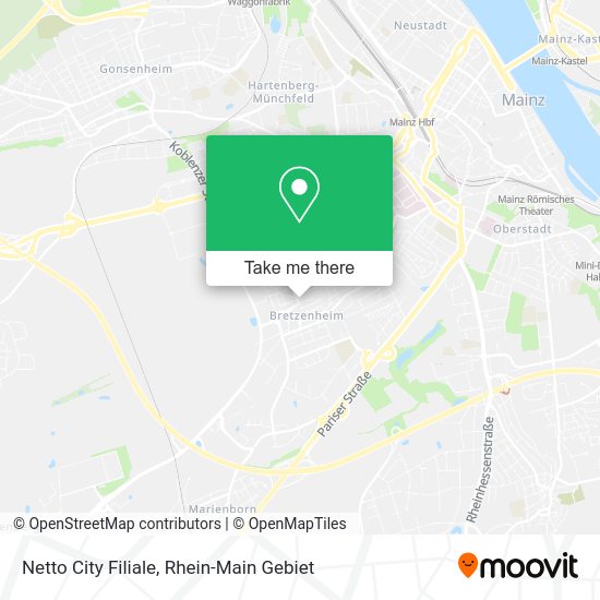 Карта Netto City Filiale