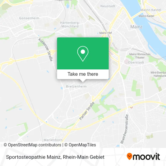 Карта Sportosteopathie Mainz