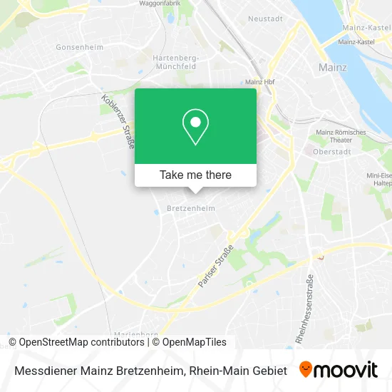 Карта Messdiener Mainz Bretzenheim