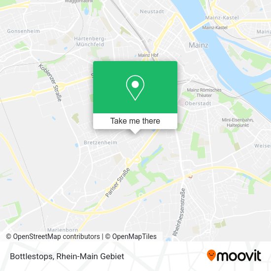 Карта Bottlestops