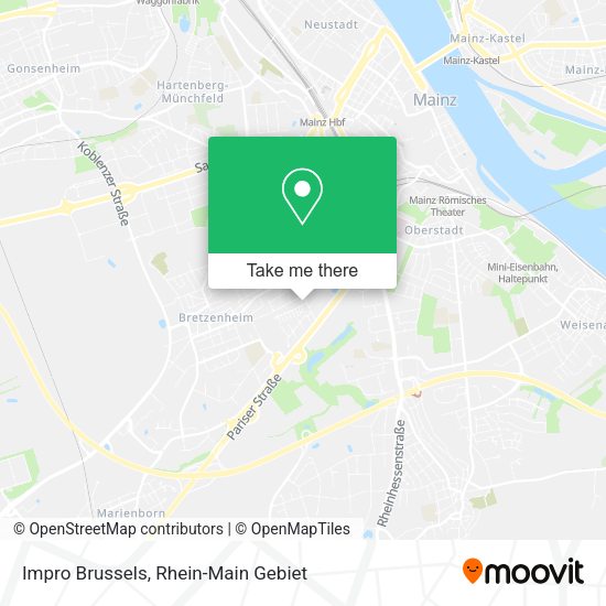 Карта Impro Brussels