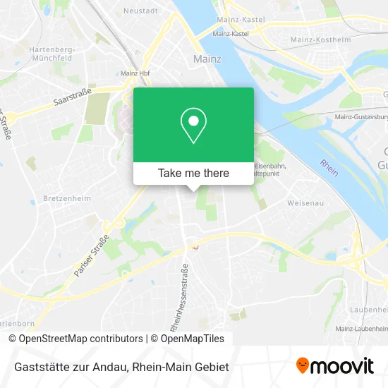 Карта Gaststätte zur Andau