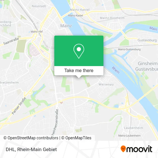 DHL map