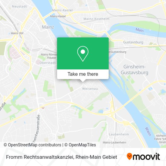 Карта Fromm Rechtsanwaltskanzlei