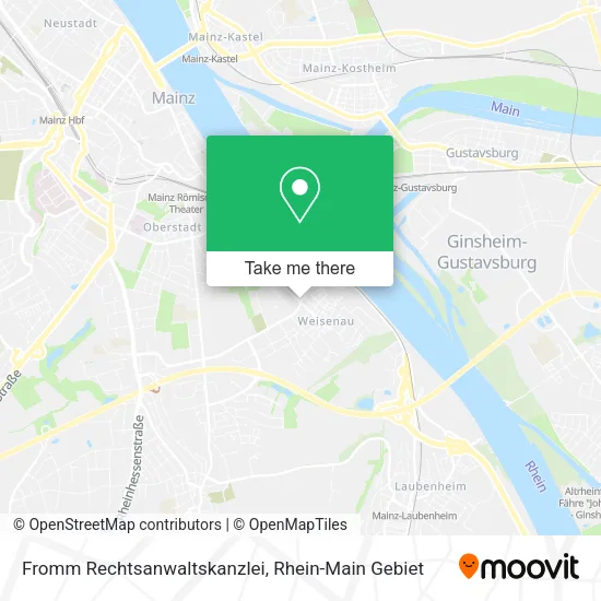 Карта Fromm Rechtsanwaltskanzlei