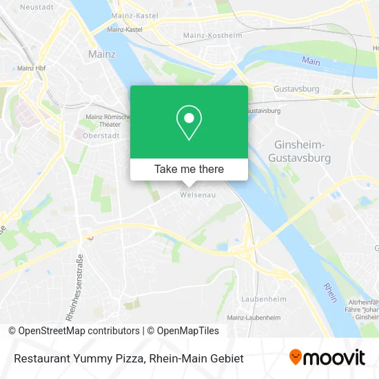 Карта Restaurant Yummy Pizza