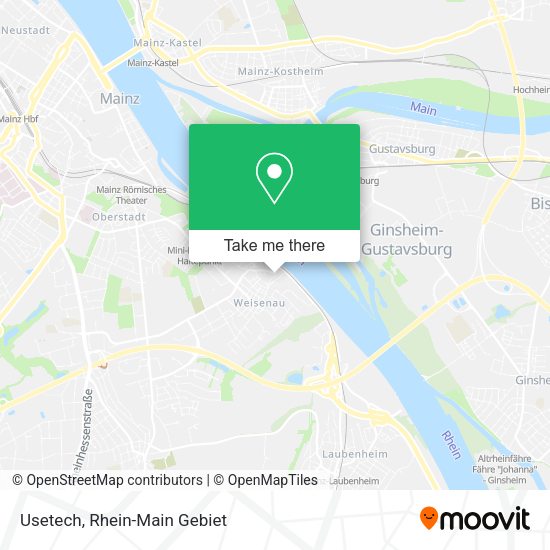 Карта Usetech