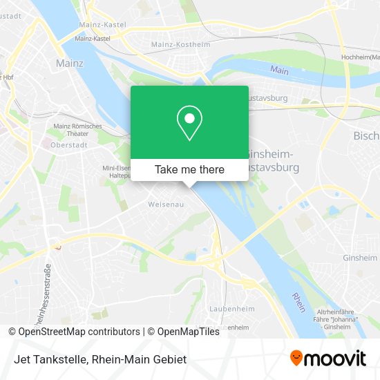 Карта Jet Tankstelle