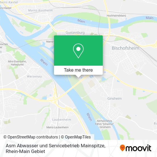 Карта Asm Abwasser und Servicebetrieb Mainspitze