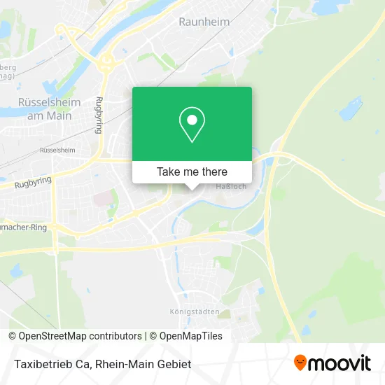 Карта Taxibetrieb Ca