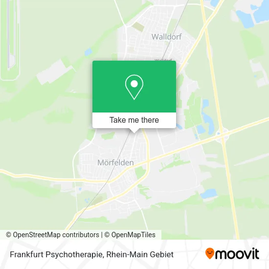 Frankfurt Psychotherapie map