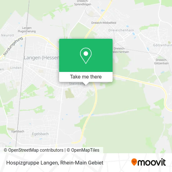 Карта Hospizgruppe Langen