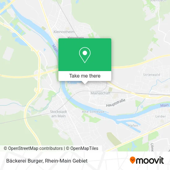Карта Bäckerei Burger