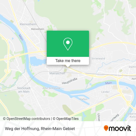 Карта Weg der Hoffnung