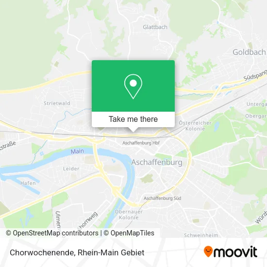 Карта Chorwochenende